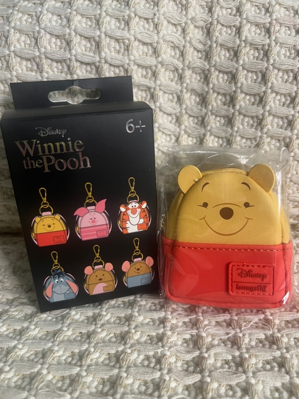 NWT Loungefly Winnie The Pooh & Friends Cosplay Mini Backpack Keychain Disney - Picture 3 of 5